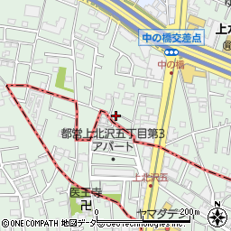 東京都杉並区上高井戸2丁目2-3周辺の地図