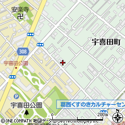 東京都江戸川区宇喜田町1237周辺の地図