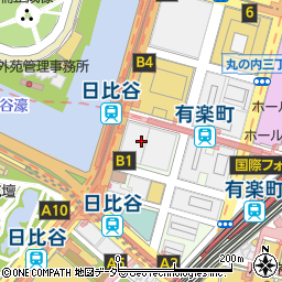東京都交通局　都営地下鉄・三田線日比谷駅定期券発売所周辺の地図