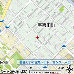 東京都江戸川区宇喜田町1261周辺の地図