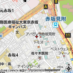 蕎麦きり みまき 赤坂本店周辺の地図