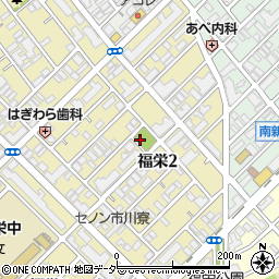 湊新田公園周辺の地図
