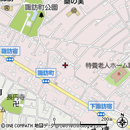 東京都八王子市諏訪町100周辺の地図