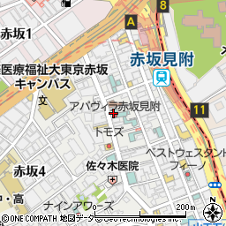 赤坂見附バール・デルソーレ周辺の地図