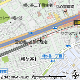 東京都渋谷区幡ケ谷1丁目26周辺の地図