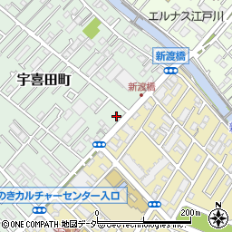東京都江戸川区宇喜田町1391周辺の地図