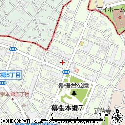 セブンイレブン千葉幕張本郷７丁目店周辺の地図