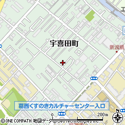 東京都江戸川区宇喜田町1319周辺の地図