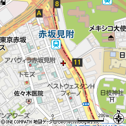 株式会社レンタルのニッケン　赤坂営業所周辺の地図