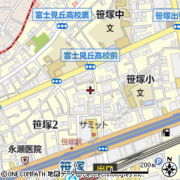 成和堂整骨院周辺の地図