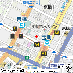 日土地京橋パーキング【機械式】【平日のみ 7:00~21:00】周辺の地図