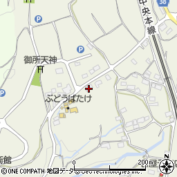 山梨県甲州市勝沼町菱山1399周辺の地図