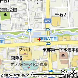 東京都江東区東陽6丁目4周辺の地図