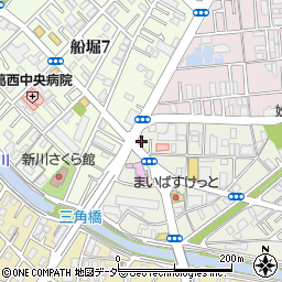 東京新聞船堀一之江販売店周辺の地図