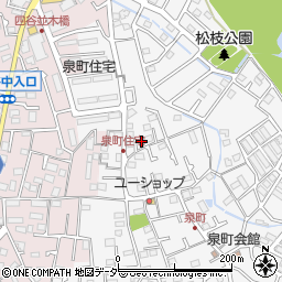 東京都八王子市泉町1245周辺の地図