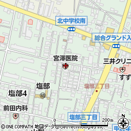 宮澤医院周辺の地図