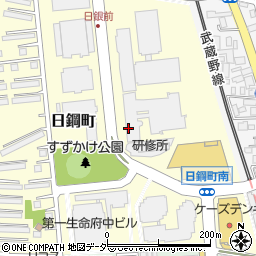 〒183-0044 東京都府中市日鋼町の地図