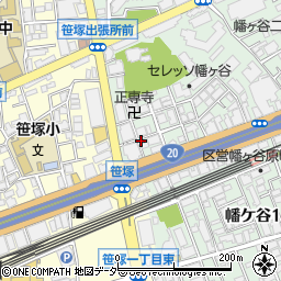 ドエル笹塚周辺の地図