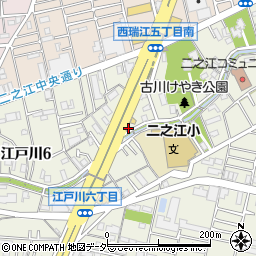 東京中古車買取査定センター周辺の地図