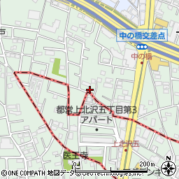 東京都杉並区上高井戸2丁目2-5周辺の地図