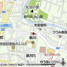 そんぽの家三鷹新川周辺の地図