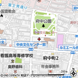 東京都府中市歯科医師会周辺の地図