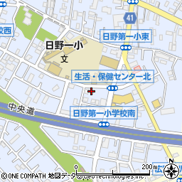 サンライズ日野本町周辺の地図