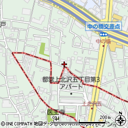 東京都杉並区上高井戸2丁目2-6周辺の地図