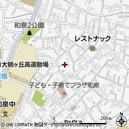 東京都杉並区和泉2丁目43周辺の地図