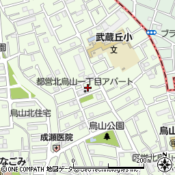 東京都世田谷区北烏山1丁目44周辺の地図
