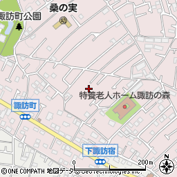 東京都八王子市諏訪町176周辺の地図