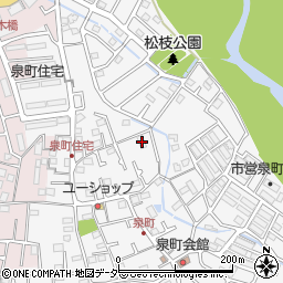 東京都八王子市泉町1251周辺の地図