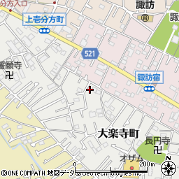 東京都八王子市大楽寺町243周辺の地図