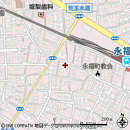 東京都杉並区永福2丁目43-10周辺の地図