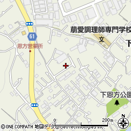 東京都八王子市下恩方町1091周辺の地図