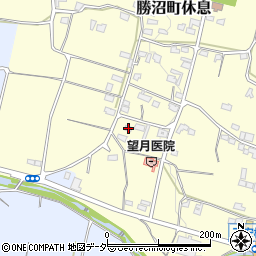 山梨県甲州市勝沼町休息1187-1周辺の地図