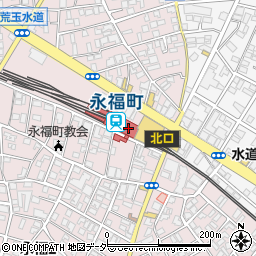 啓文堂書店　永福町店周辺の地図