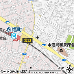 三菱ＵＦＪ銀行永福町駅前支店 ＡＴＭ周辺の地図