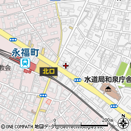 三菱ＵＦＪ銀行永福町支店 ＡＴＭ周辺の地図