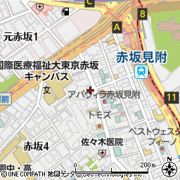東桜クリニック赤坂見附周辺の地図