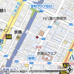 焼肉五鉄 八丁堀 本店周辺の地図