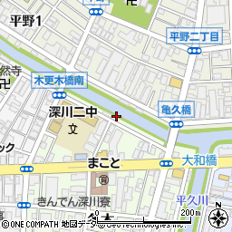 東京都江東区冬木20周辺の地図