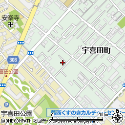 東京都江戸川区宇喜田町1249周辺の地図