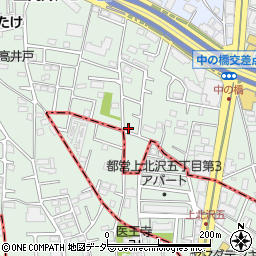 東京都杉並区上高井戸2丁目2-9周辺の地図
