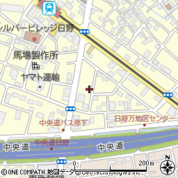 東京都日野市日野986周辺の地図
