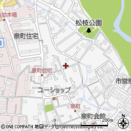 東京都八王子市泉町1248-8周辺の地図
