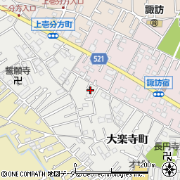 東京都八王子市大楽寺町241周辺の地図