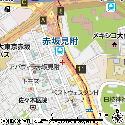 東京都港区赤坂3丁目2-2周辺の地図