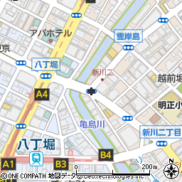 亀島橋周辺の地図