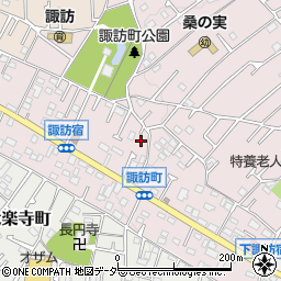 東京都八王子市諏訪町94周辺の地図